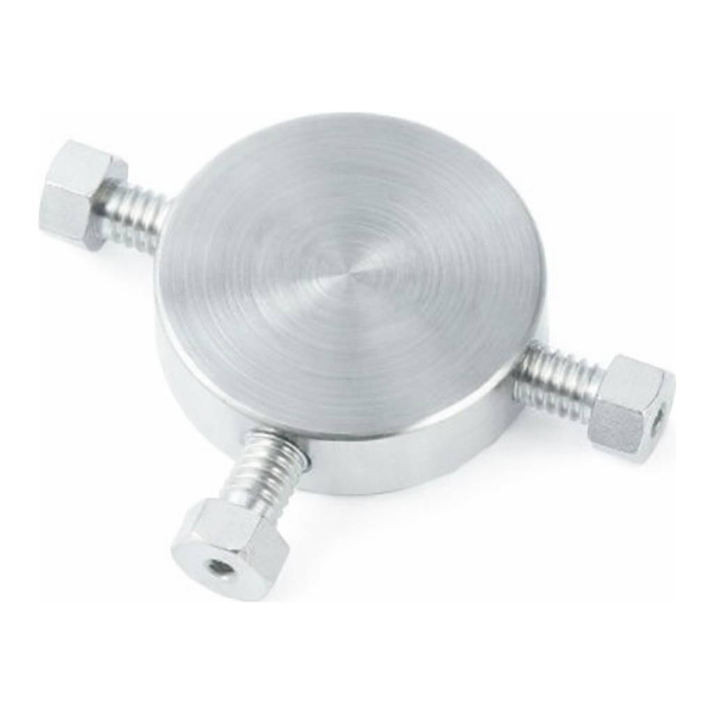 Restek Fittings, Valco, Valco Internal Tee 1/16in tube, 0.75mm bore