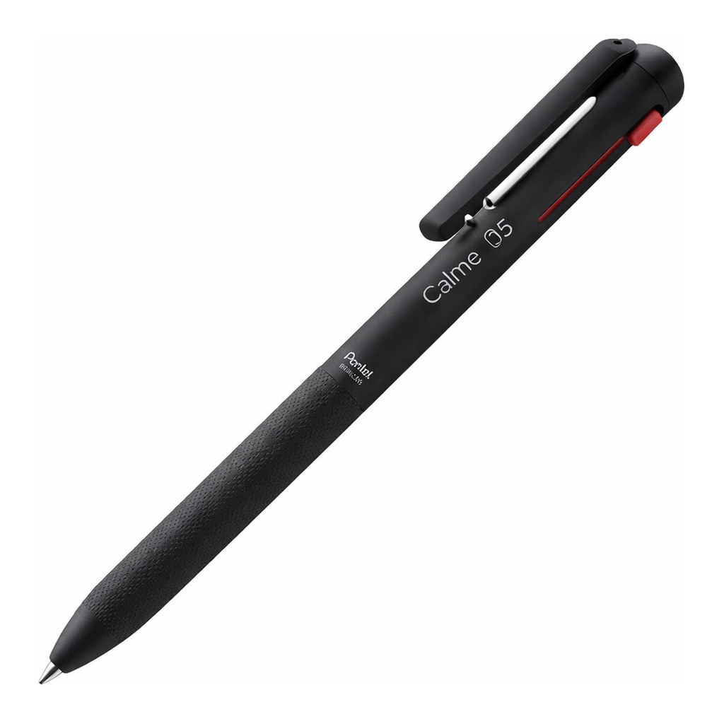 OFFICENEX 펜텔 카르므 3색 볼펜 0.5mm 블랙(잉크:흑,청,적)