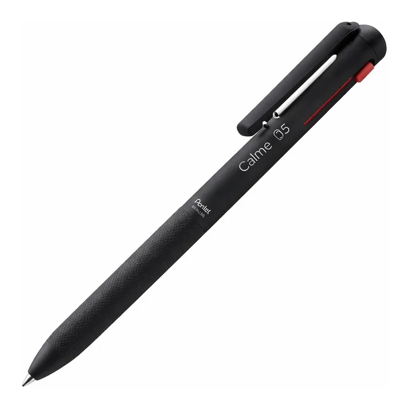 OFFICENEX 펜텔 카르므 3색 볼펜 0.5mm 블랙(잉크:흑,청,적)