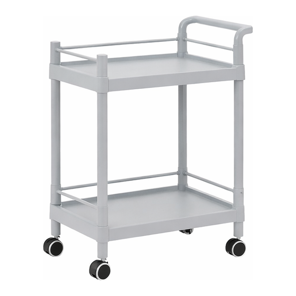 AS ONE 3-6496-03 Mobile Storage Cart (Guard Frame, with Handle) 2 Stages 705 x 447 x 887　MSO21G