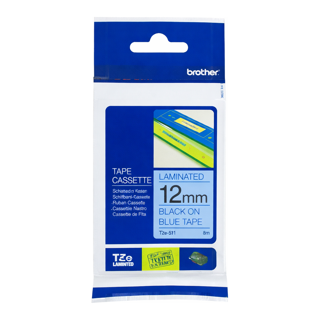 OFFICENEX 브라더 테이프카트리지(TZe-531/12mm/청색/흑색문자)