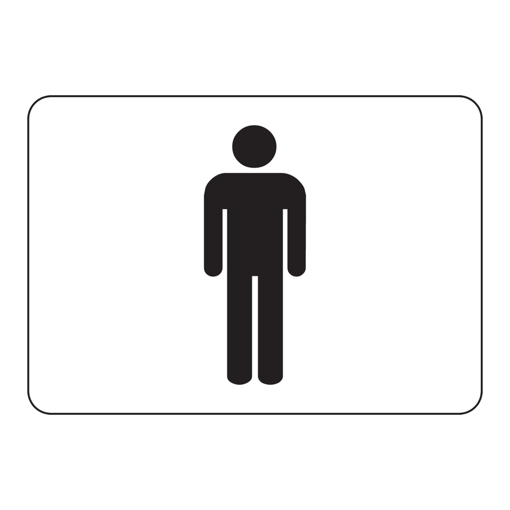 Brady Man Picto Sign