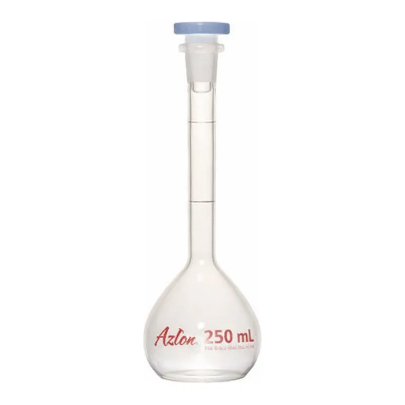 Merck Azlon Clear PMP Volumetric Flask with PPE Stopper