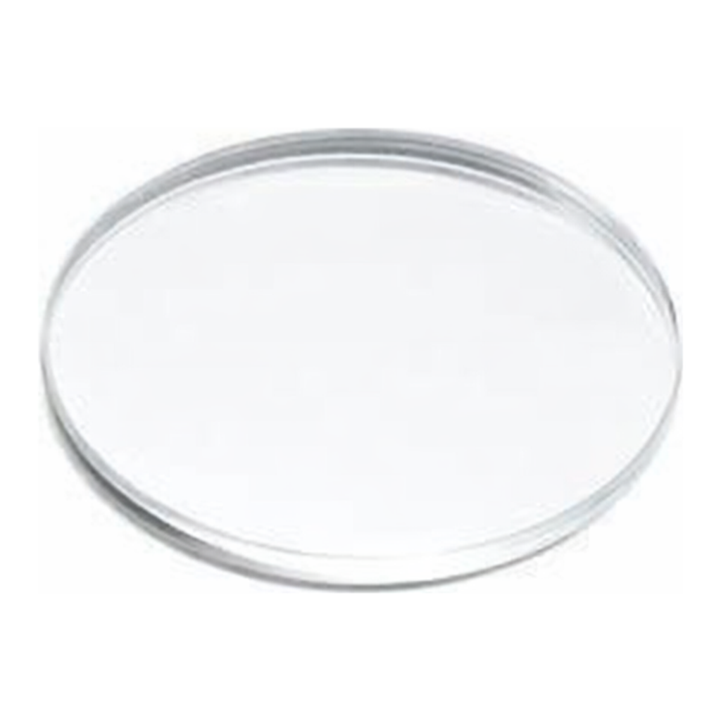 AS ONE Circular Glass Plate(Tempax®)(Thickness 1.1mm), 원형 유리판(템팍스 유리®)(두께 1.1mm)