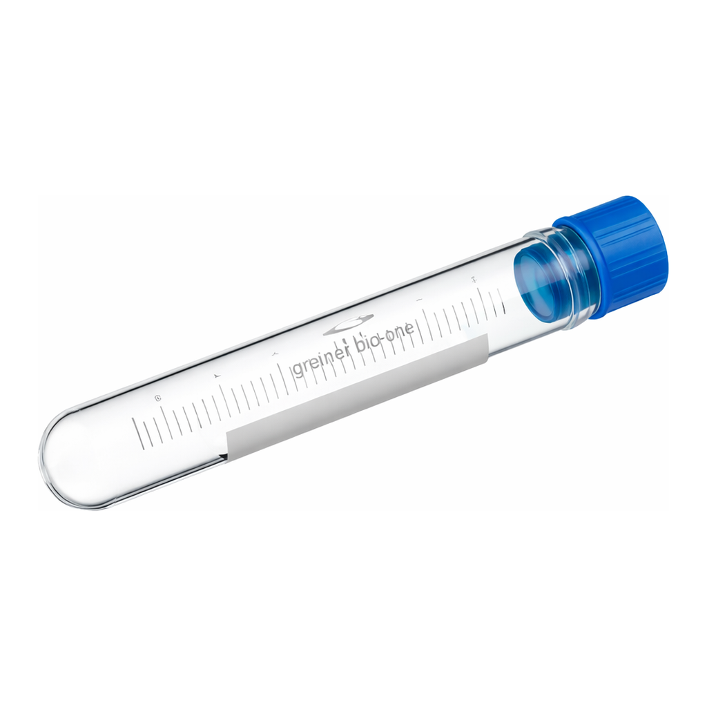 Greiner Bio One CRYO.S, 5 ML, PP, ROUND BOTTOM,INTERNAL THREAD, BLUE SCREW CAP, WRITING AREA, NATURAL, STERILE, 50 PCS./BAG