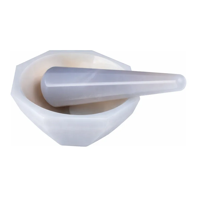AS ONE Agate Mortar(Deep), 마노 유발(깊은 타입)