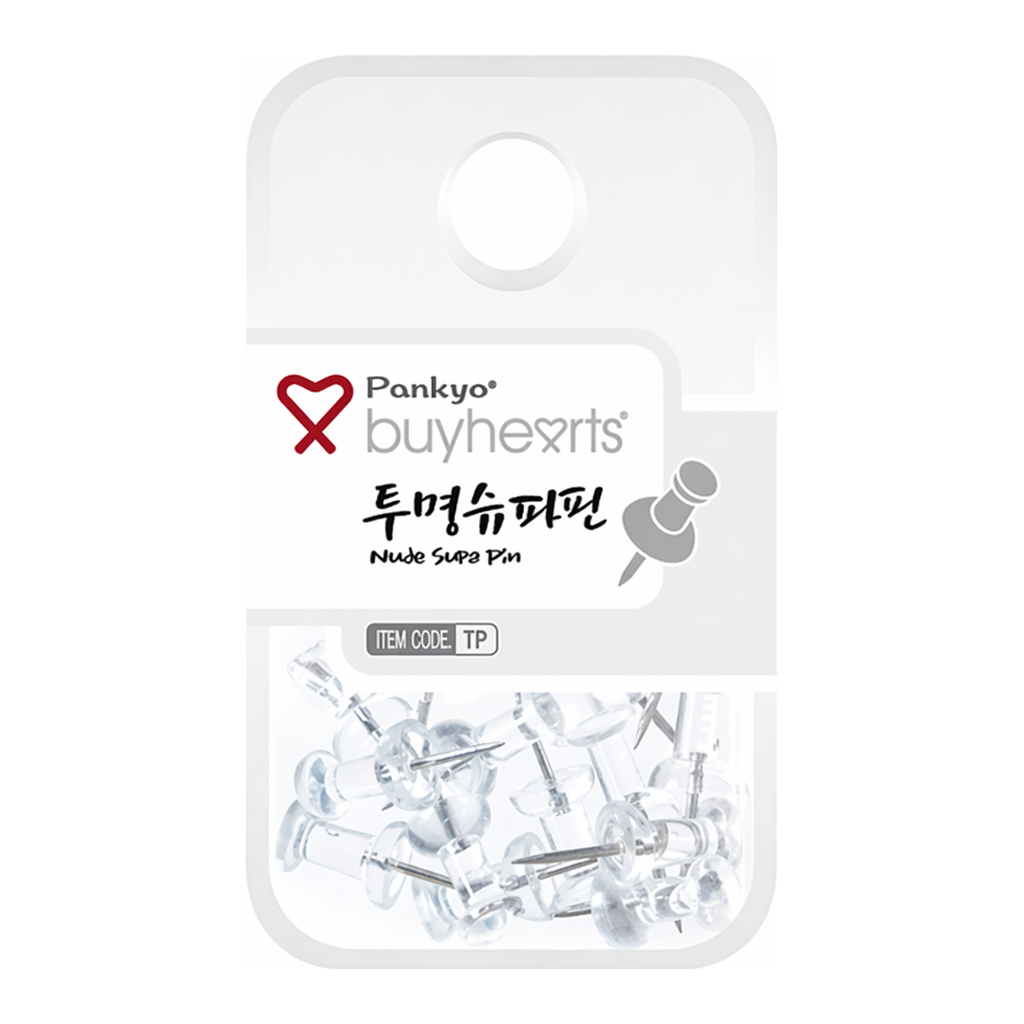OFFICENEX 바이하츠 투명장구핀(슈파핀)(22개입)