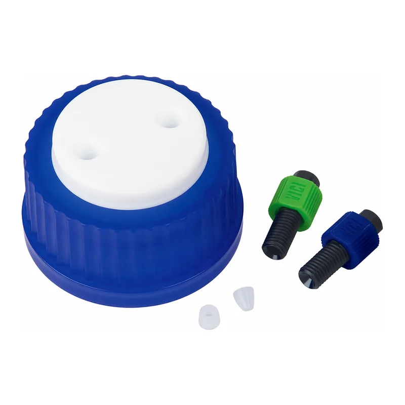Restek Mobi-Cap 2-Port For GL-45 Threaded Bottles Ea.