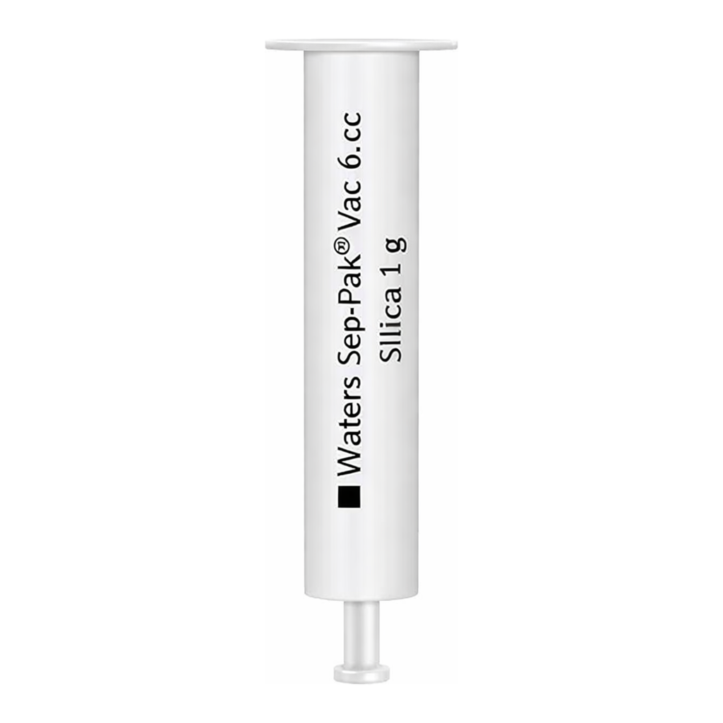 Waters Certified Sep-Pak Silica 6 cc Vac Cartridge, 1 g Sorbent per Cartridge, 55-105 µm, 30/pk
