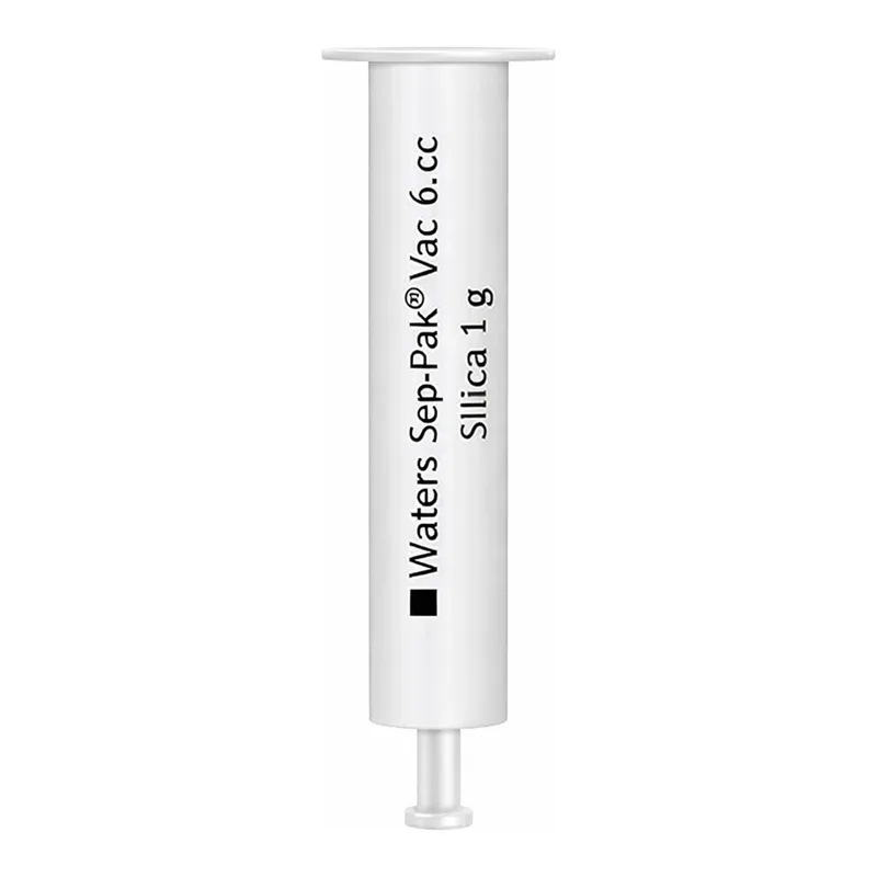 Waters Certified Sep-Pak Silica 6 cc Vac Cartridge, 1 g Sorbent per Cartridge, 55-105 µm, 30/pk