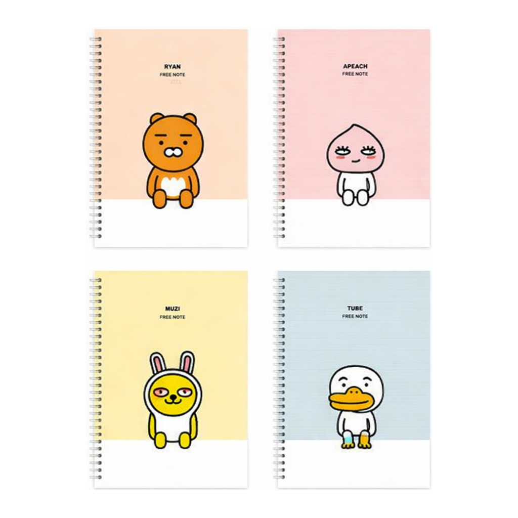 OFFICENEX 카카오프렌즈 스프링 연습장 라이언