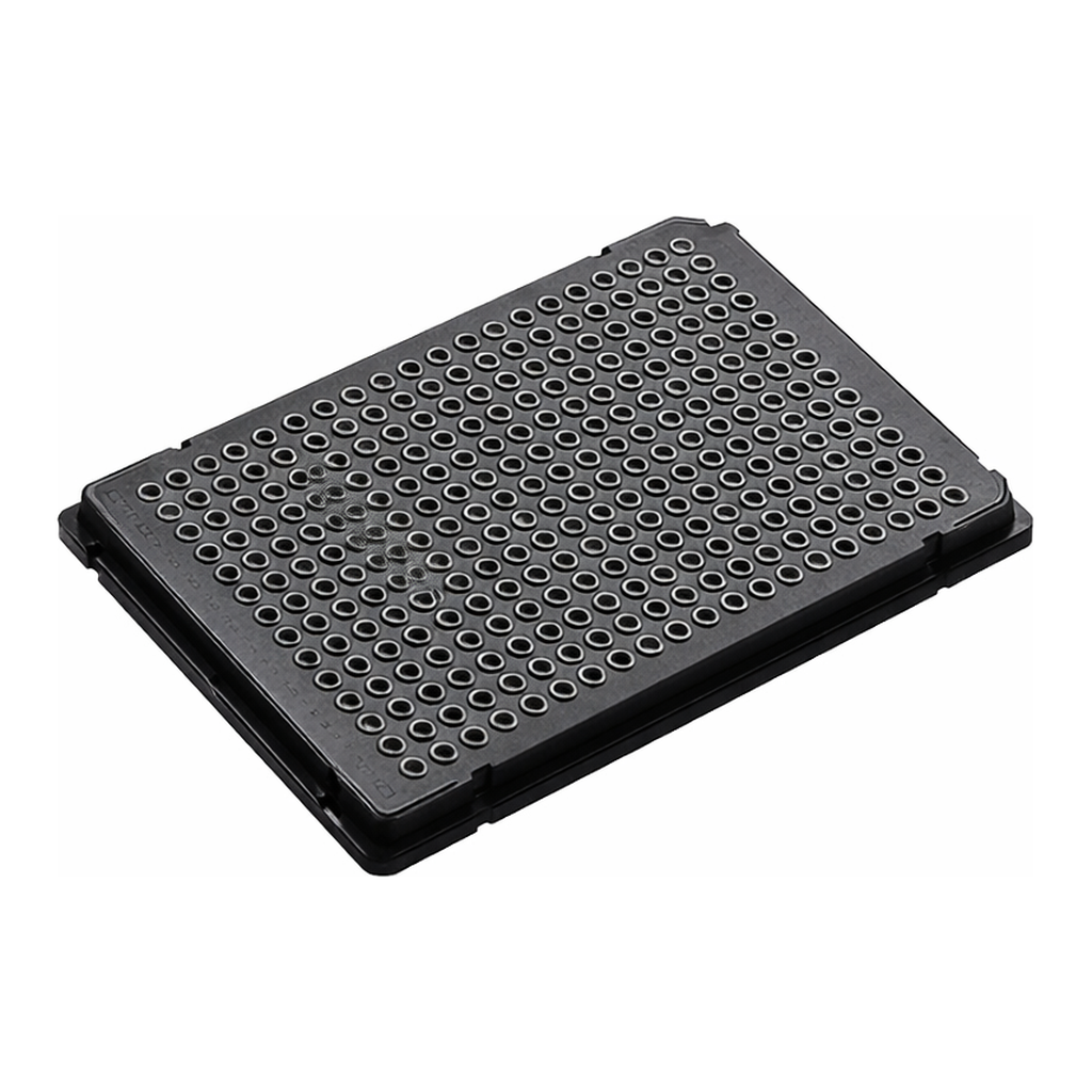 LABSELECT 384 well PCR plate, full skirt, PC frame, PP tube