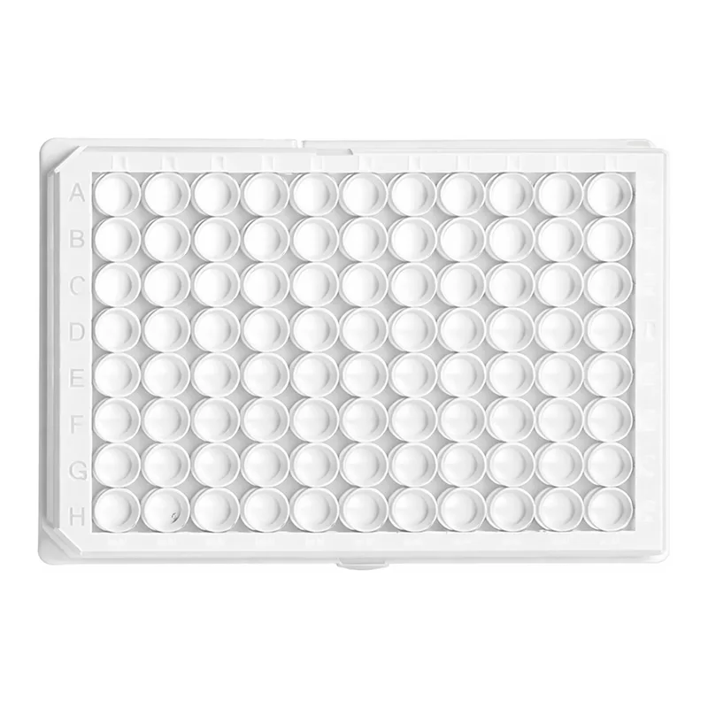 Greiner Bio One CELL CULTURE MICROPLATE, 96 WELL, PS, F-BOTTOM(CHIMNEY WELL), µCLEAR®, WHITE, CELLSTAR®, TC, LID WITH CONDENSATION RINGS, STERILE, 8 PCS./BAG