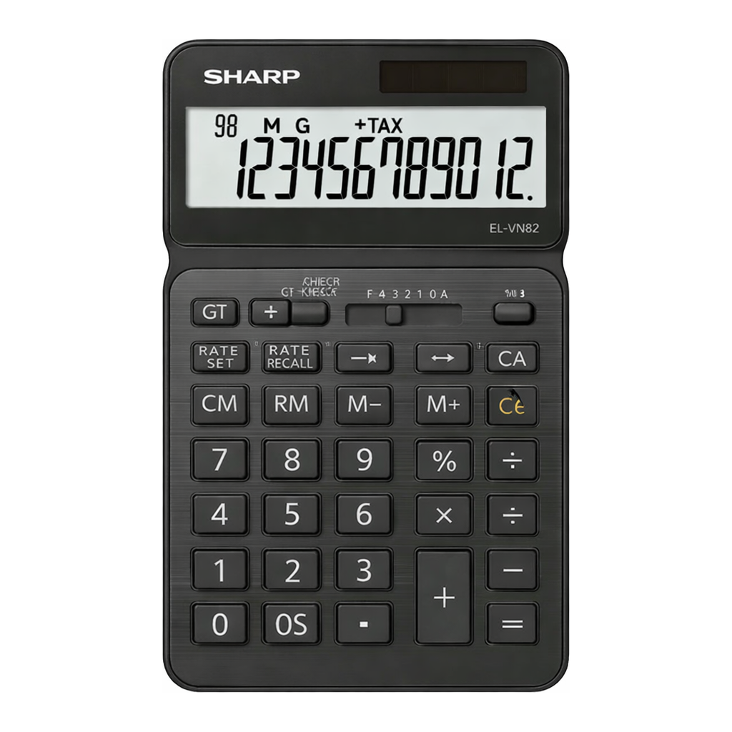 OFFICENEX 샤프 계산기 EL-VN82 블랙