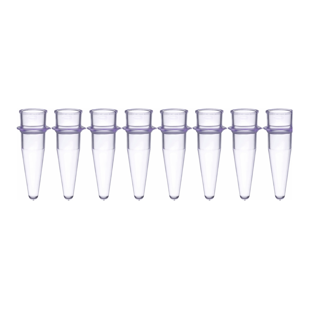 Greiner Bio One SAPPHIRE PCR 8-TUBE STRIPS, 0.2 ML, PP, VIOLET,WITHOUT CAP, 125 PCS./BOX
