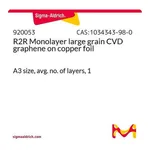 Merck R2R Monolayer large grain CVD graphene on copper foil