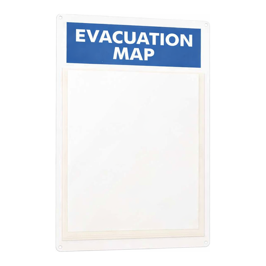 Brady Evacuation Map Display Holder