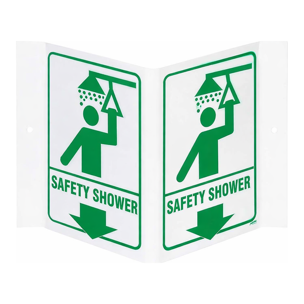 Brady V Safety Shower Sign