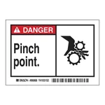 Brady DANGER PINCH POINT. Labels