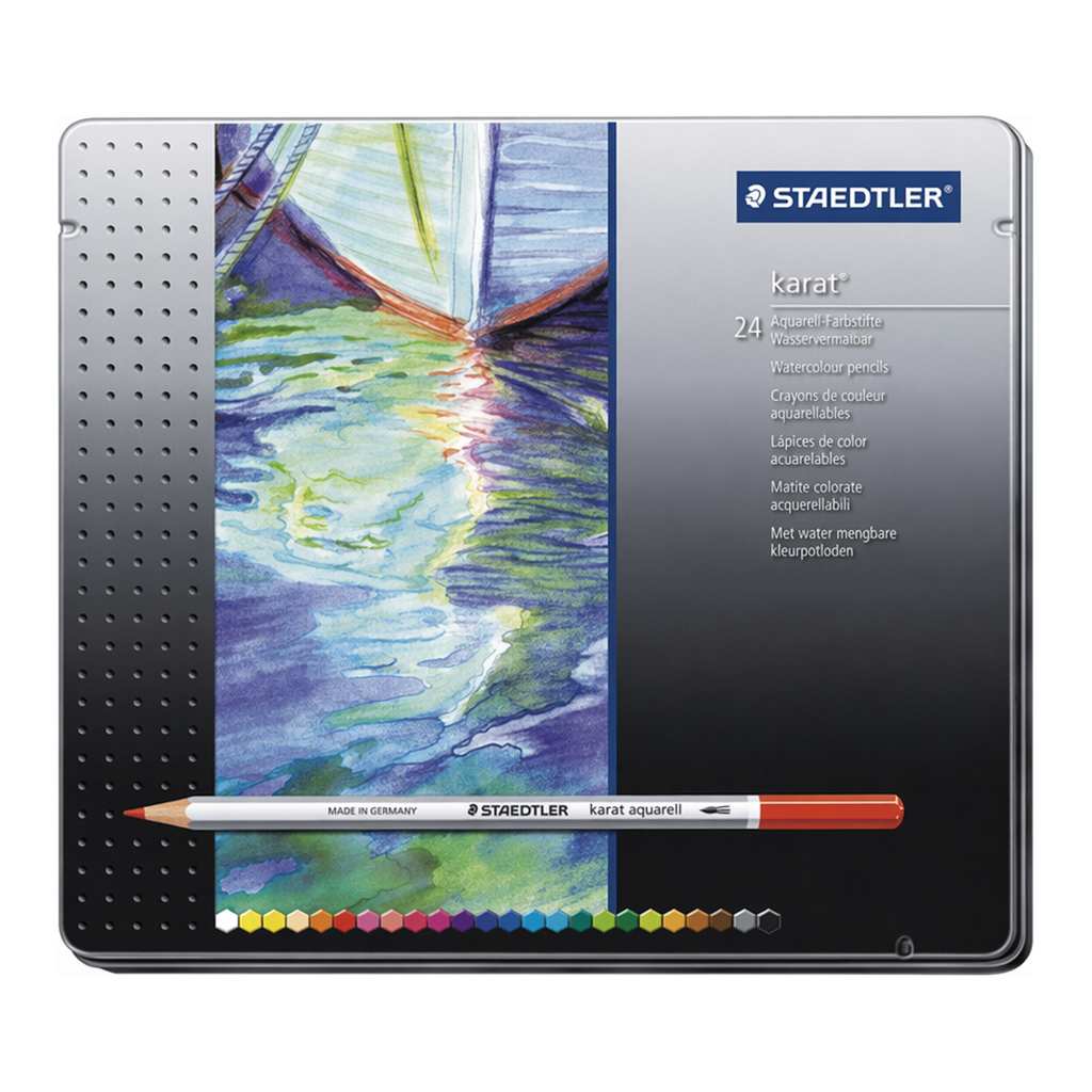 OFFICENEX 스테들러 카라트 수채색연필 (24색/ 125 M24)