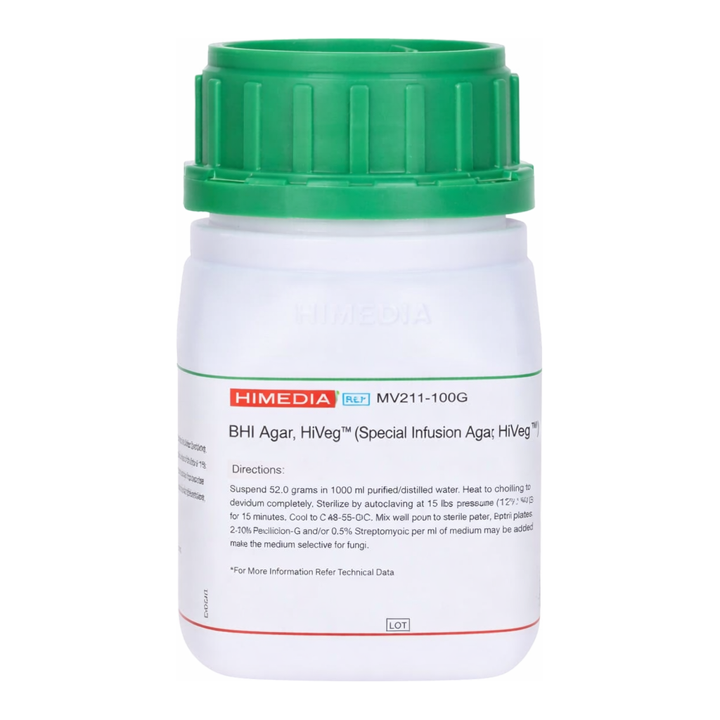 Himedia BHI Agar, HiVeg (Brain Heart Infusion Agar, HiVeg) (Special Infusion Agar, HiVeg)
