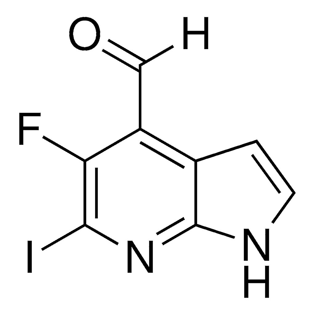 Merck 5-Fluoro-6-iodo-1H-pyrrolo[2,3-b]pyridine-4-carbaldehyde