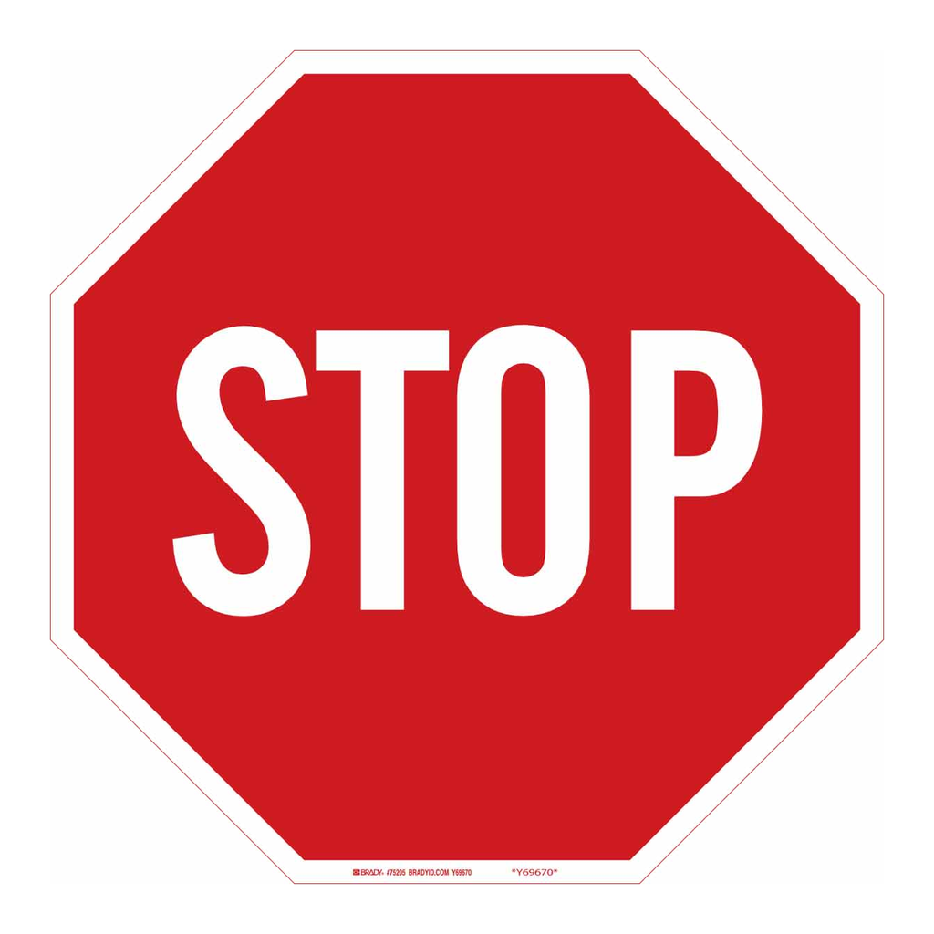 Brady STOP Sign