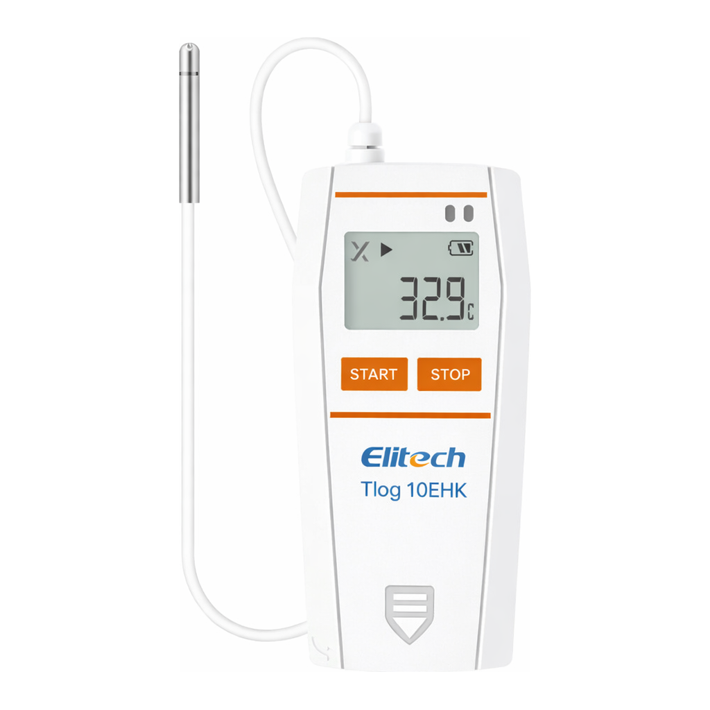 Elitech Elitech Tlog 10EHK 콜드체인 외장 센서 USB 데이터 로거 온습도 기록계