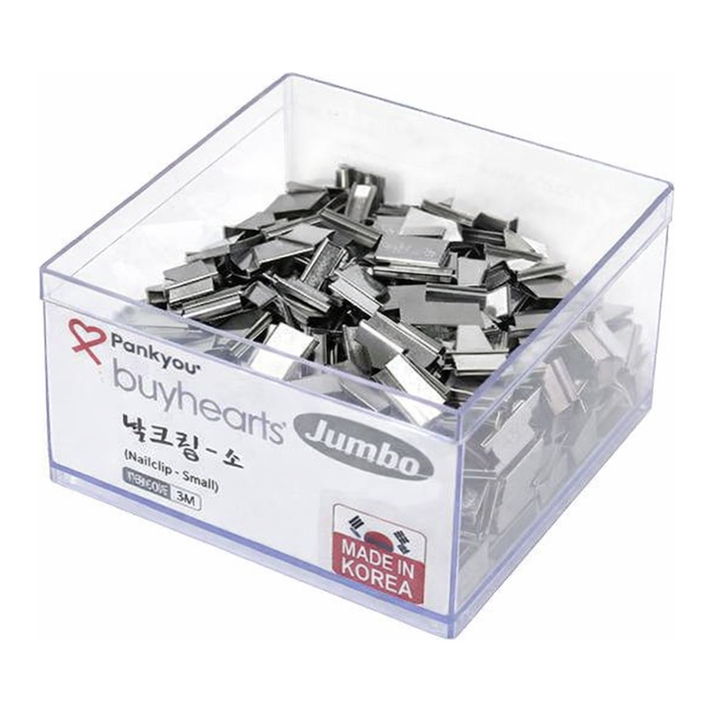 OFFICENEX 바이하츠 점보날크립(심) 소(13mm x 9mm x 3mm)