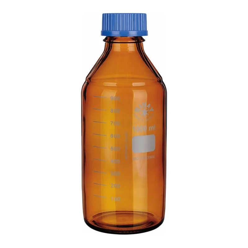 AS ONE Screw-Top Medium Bottle(Light ShieldIng)(GL-45), 스크루 캡 배양병(차광)
