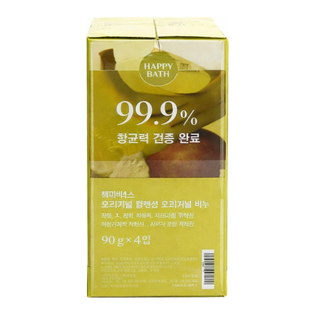 OFFICENEX 해피바스 비누 오리지널(4개입/팩/90g)