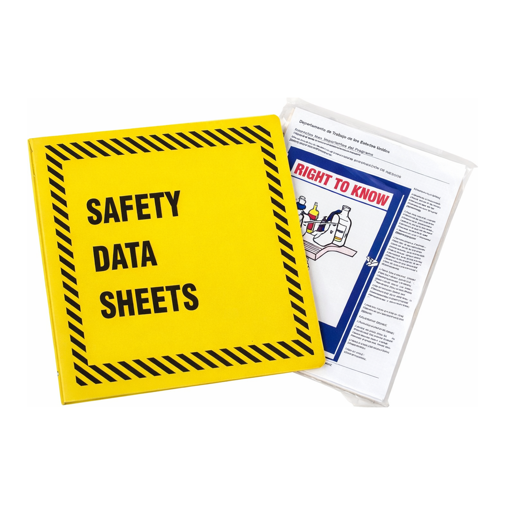 Brady 2.5" MSDS Yellow Binder