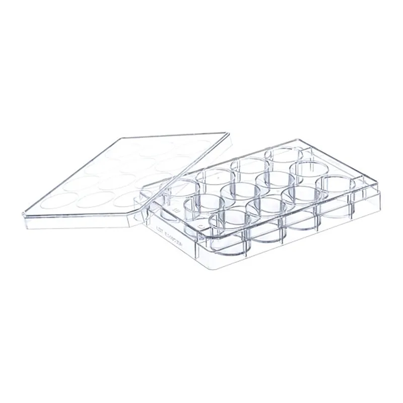 Greiner Bio One MULTIWELL PLATE FOR SUSPENSION CULTURE, 12 WELL,PS, CLEAR, LID WITH CONDENSATION RINGS, STERILE, SINGLE PACKED