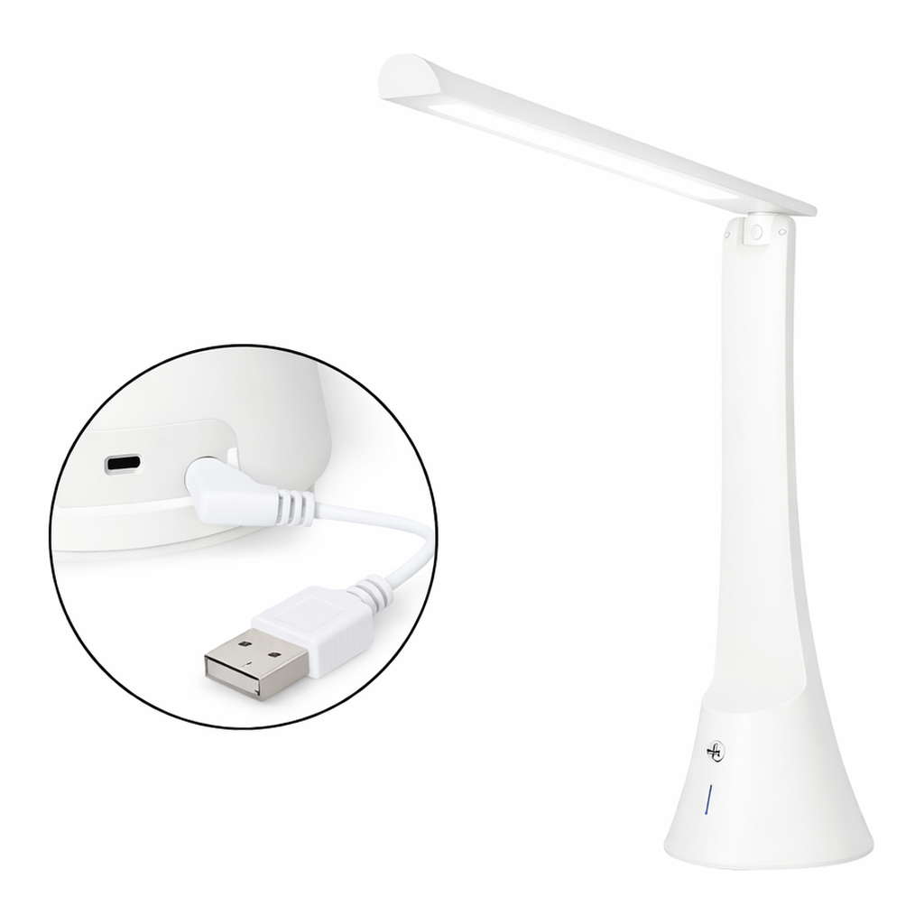 Daihan Science USB Rechargeable LED Stand with Flicker Free, Adjustable Brightness up to 300Lux