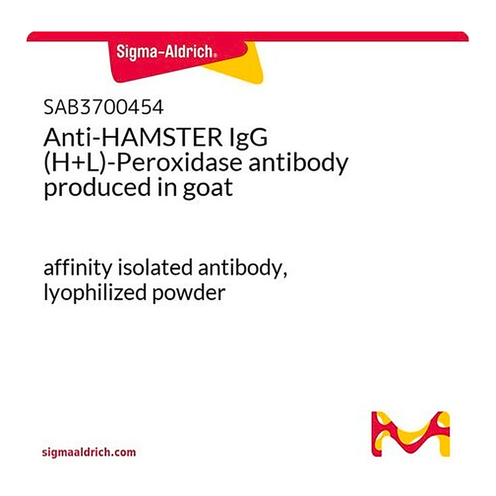 Merck Anti-HAMSTER IgG (H+L)-Peroxidase antibody produced in goat