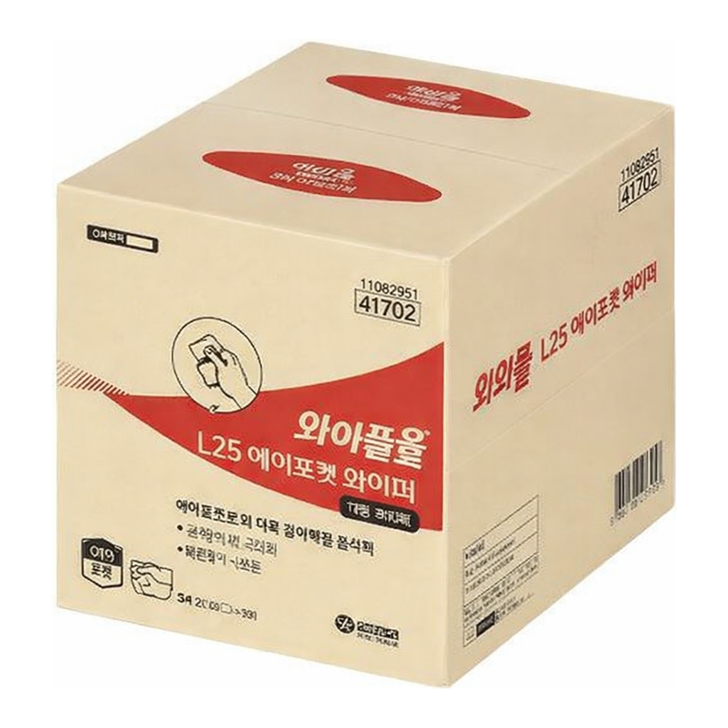 OFFICENEX [P]와이프올 에어포켓 (L25/대형/300매/BOX/크린가드)