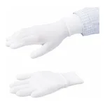 AS ONE PU Coated Nylon glove (palm coat) 5 Pairs Pack L