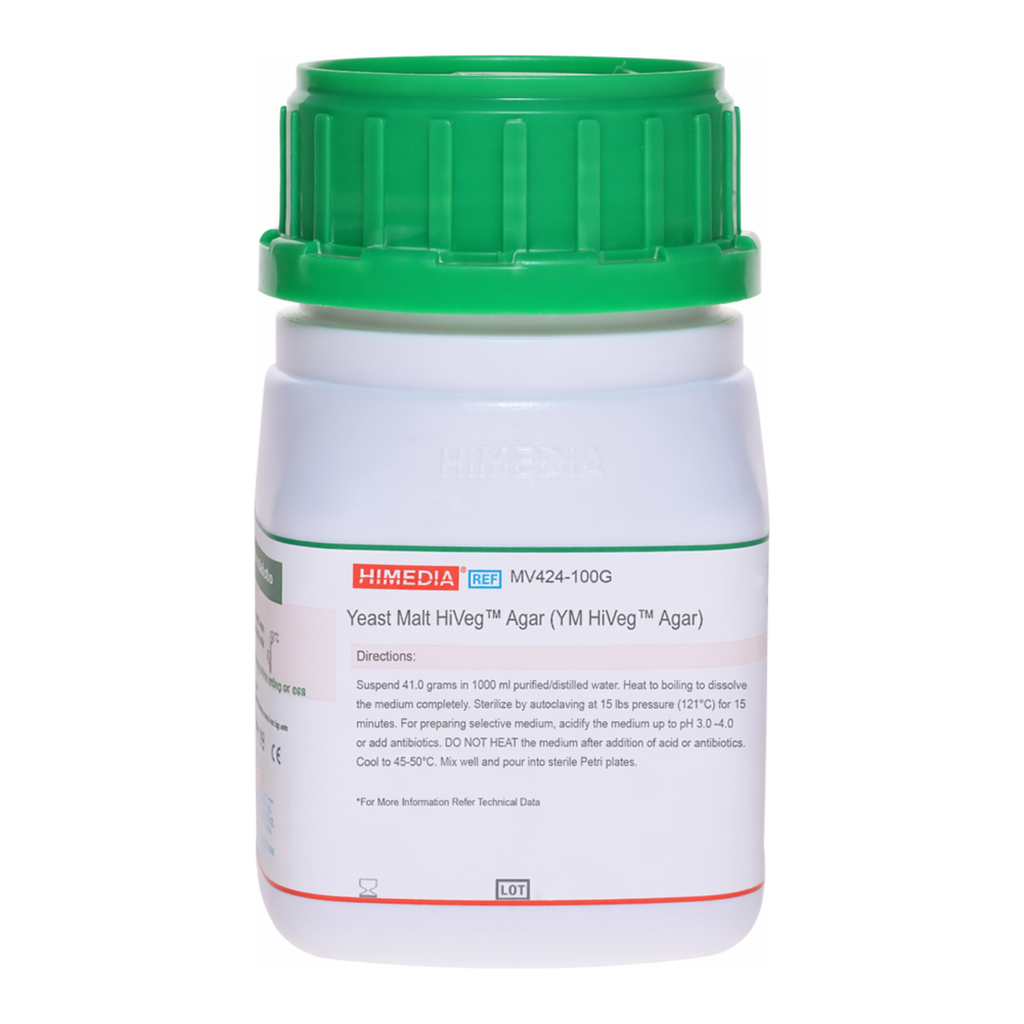 Himedia ISP HiVeg Medium No. 2 (Yeast Malt HiVeg Agar) (YM HiVeg Agar)