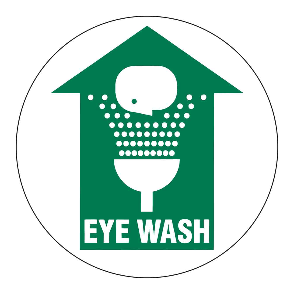 Brady EYE WASH Anti-Slip Floor Sign