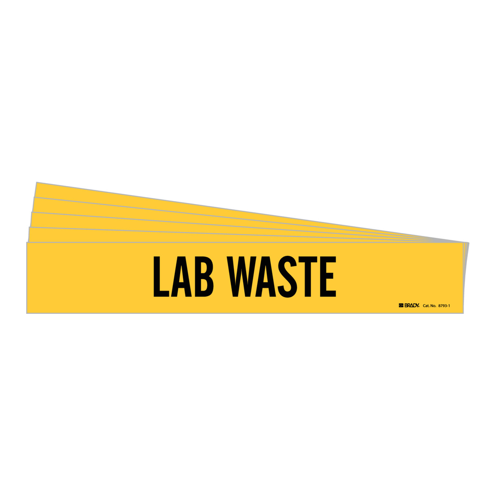 Brady LAB WASTE Pipe Marker