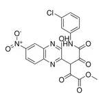 Merck ME 5-(3-CHLOROANILINO)-3-(3-HO-6-
