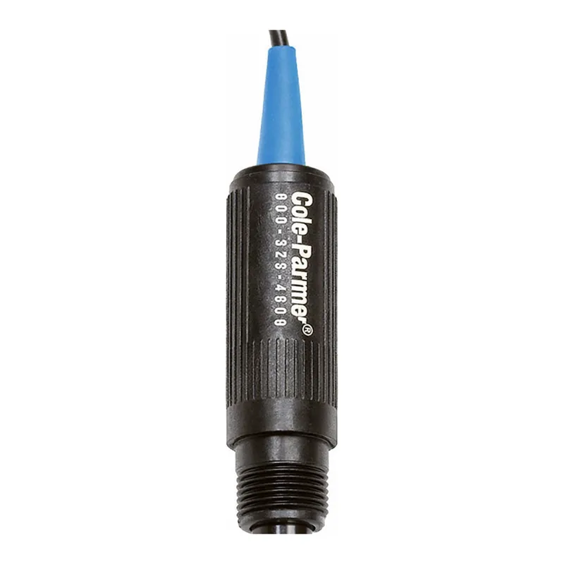 Thermo Fisher Scientific Cole-Parmer Side-Mount Tuff-Tip pH Probe, DJ/PVDF/No ATC, BNC