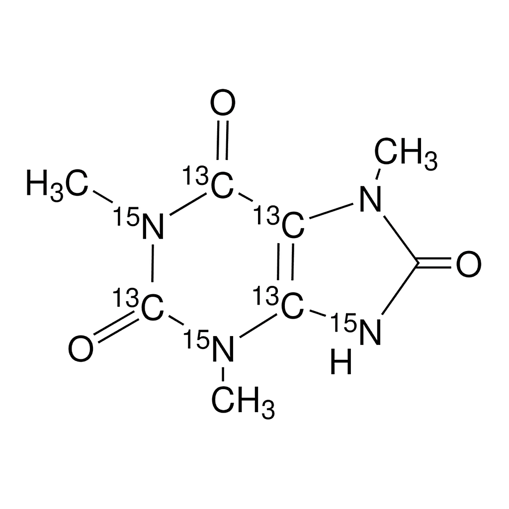 Merck 1,3,7-Trimethyluric acid-2,4,5,6-13C4-1,3,9-15N3
