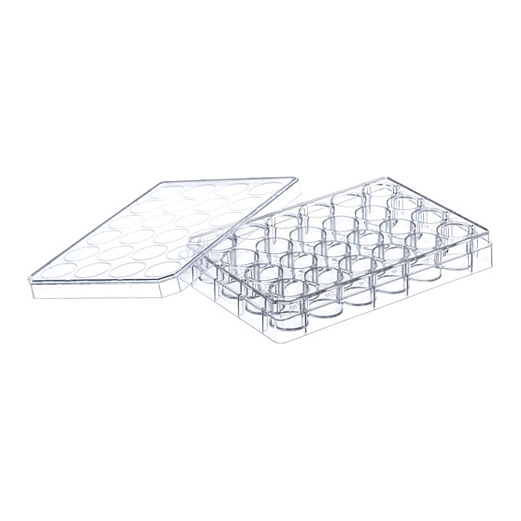 Greiner Bio One MULTIWELL PLATE FOR SUSPENSION CULTURE, 24 WELL,PS, CLEAR, LID WITH CONDENSATION RINGS, STERILE, SINGLE PACKED