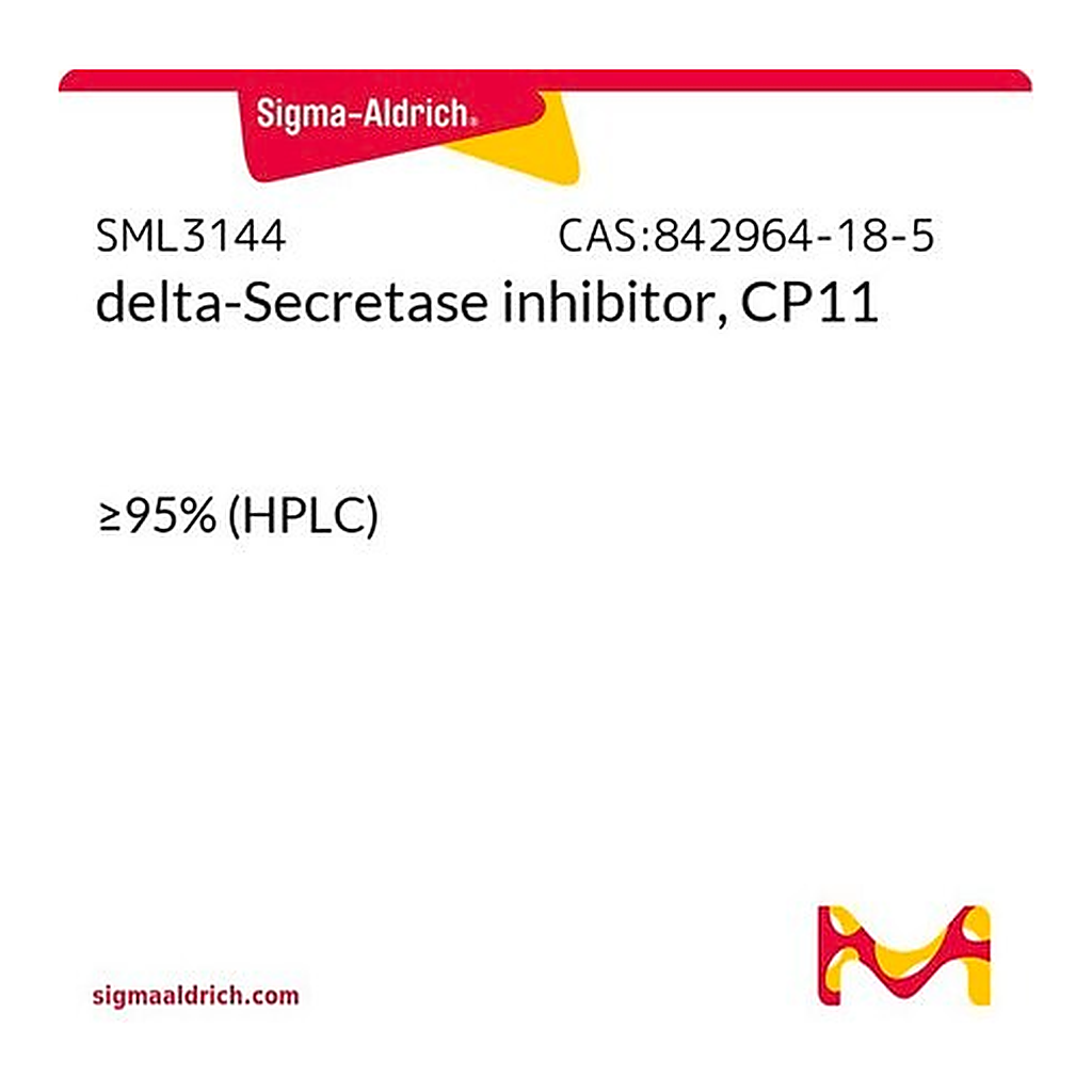 Merck delta-Secretase inhibitor, CP11