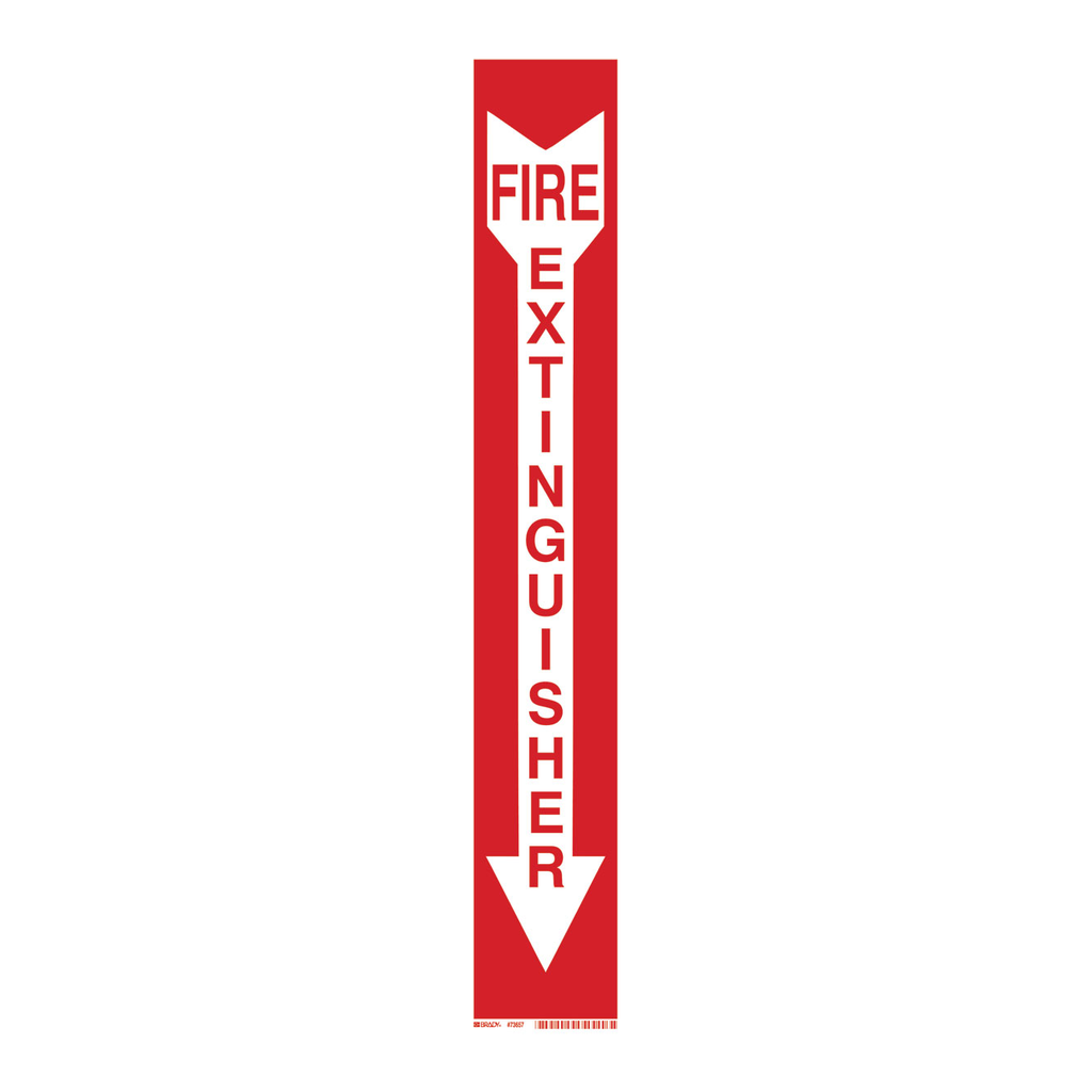 Brady BradyGlo Fire Extinguisher Sign