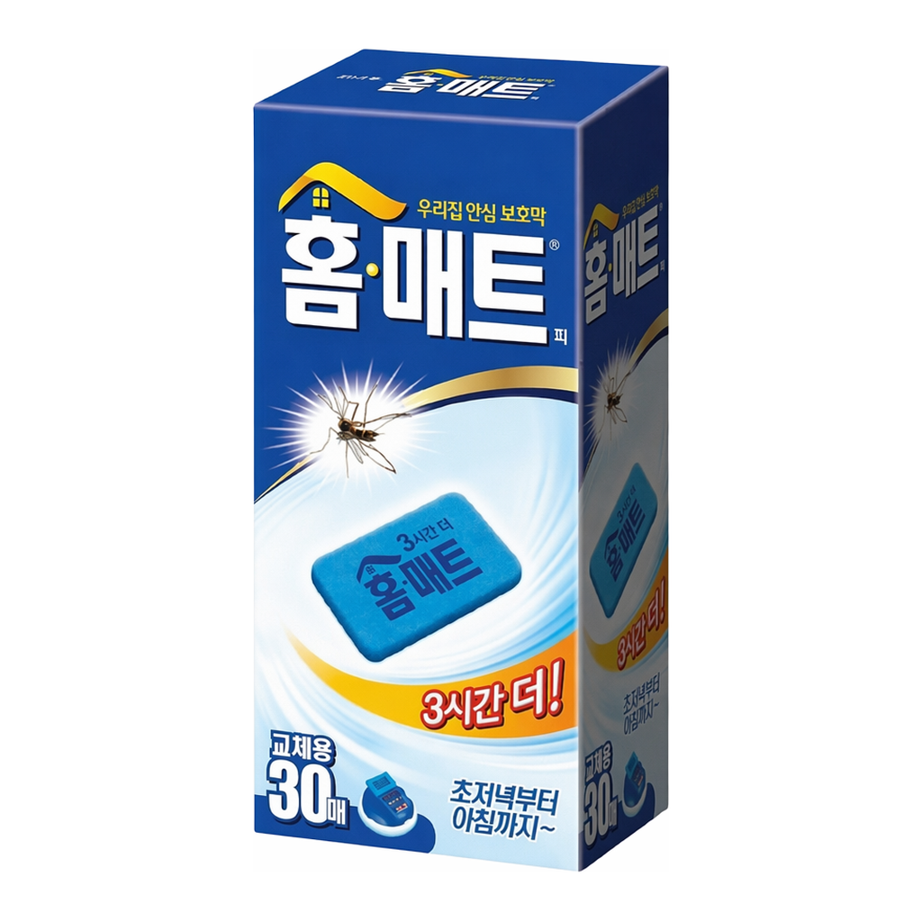 OFFICENEX 홈매트 코드롤러 훈증기(매트 리필 30매)