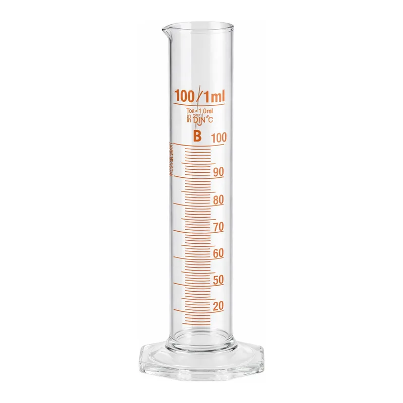 Graduated cylinders, glass