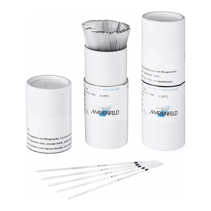 Micro pipettes with circular mark