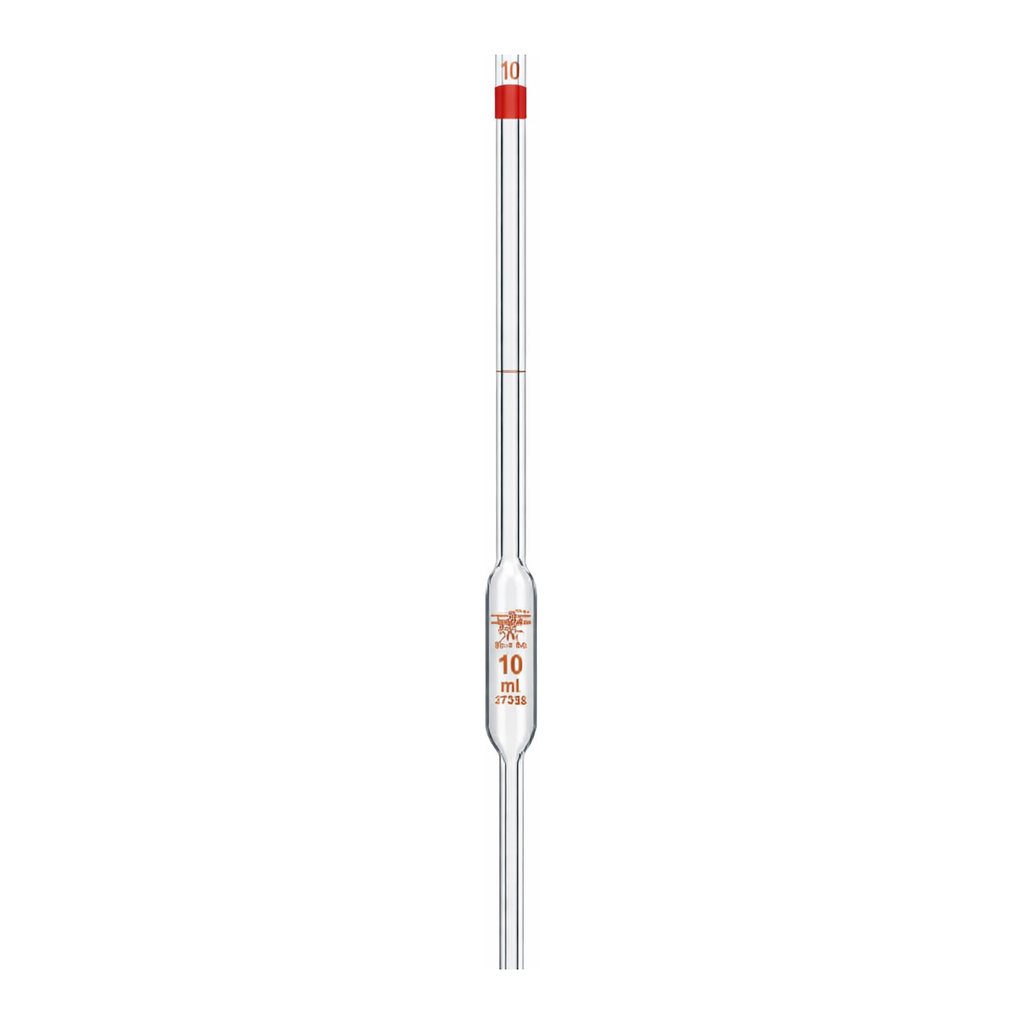Volumetric pipettes, glass